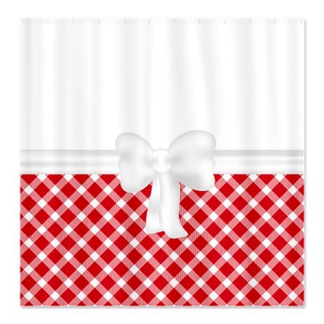 Nautical Themed Bedroom Curtains Red and White Gingham Shirts