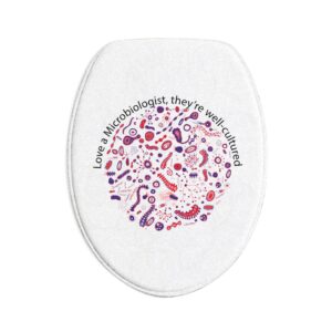 Bath Mat Set — "Love a Microbiologist, They're Well-Cultured" 3-Piece Bathroom Rug